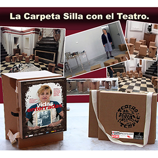 La Carpeta Silla, fue utilizarla en las representaciones del Teatro del Temple.