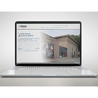 Página Web Taller-Escuela Cerámica de Muel de la Diputación de Zaragoza